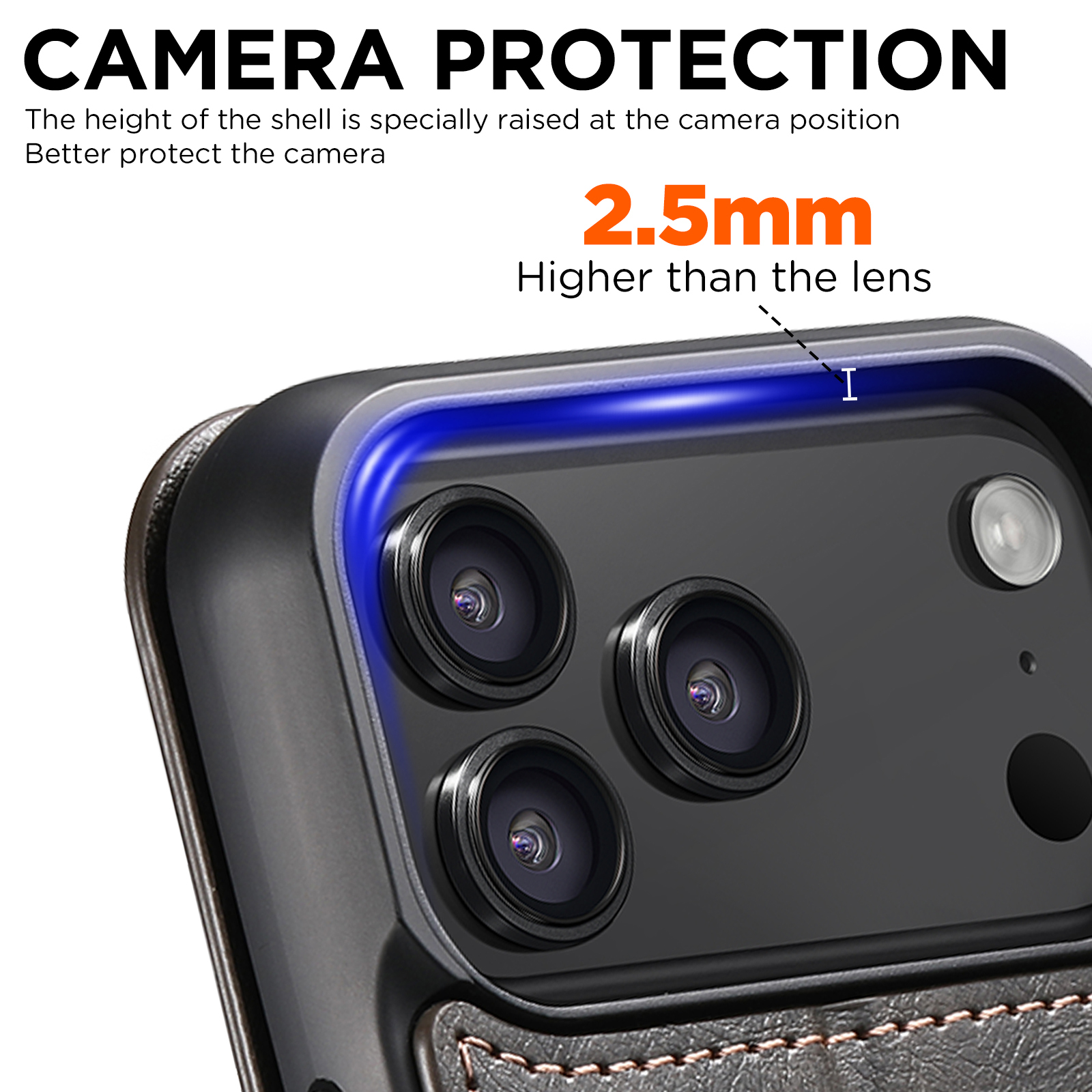 SUTENI J05 Faux Leather Wireless Charging  Card Holder Stand Wallet Magnetic buckle Phone Case For iPhone 17 Pro Max 16 Plus 15 14 13 12