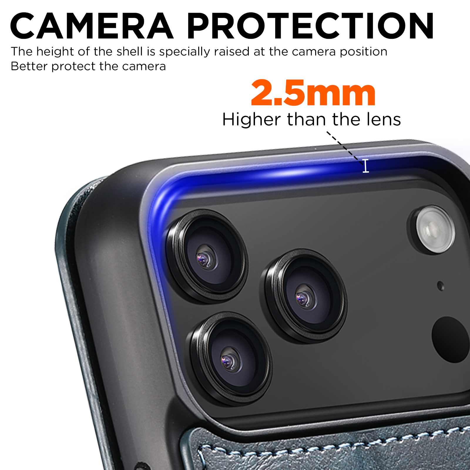 SUTENI J05 Faux Leather Wireless Charging  Card Holder Stand Wallet Magnetic buckle Phone Case For iPhone 17 Pro Max 16 Plus 15 14 13 12
