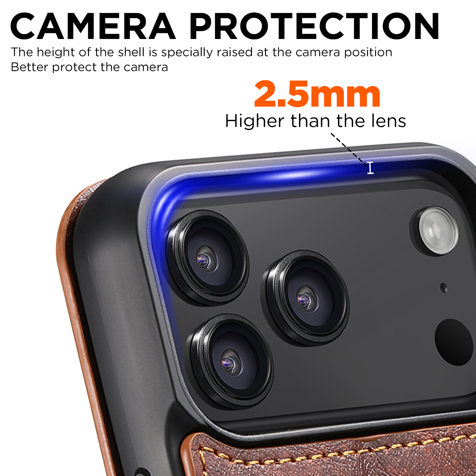 SUTENI J05 Faux Leather Wireless Charging  Card Holder Stand Wallet Magnetic buckle Phone Case For iPhone 17 Pro Max 16 Plus 15 14 13 12