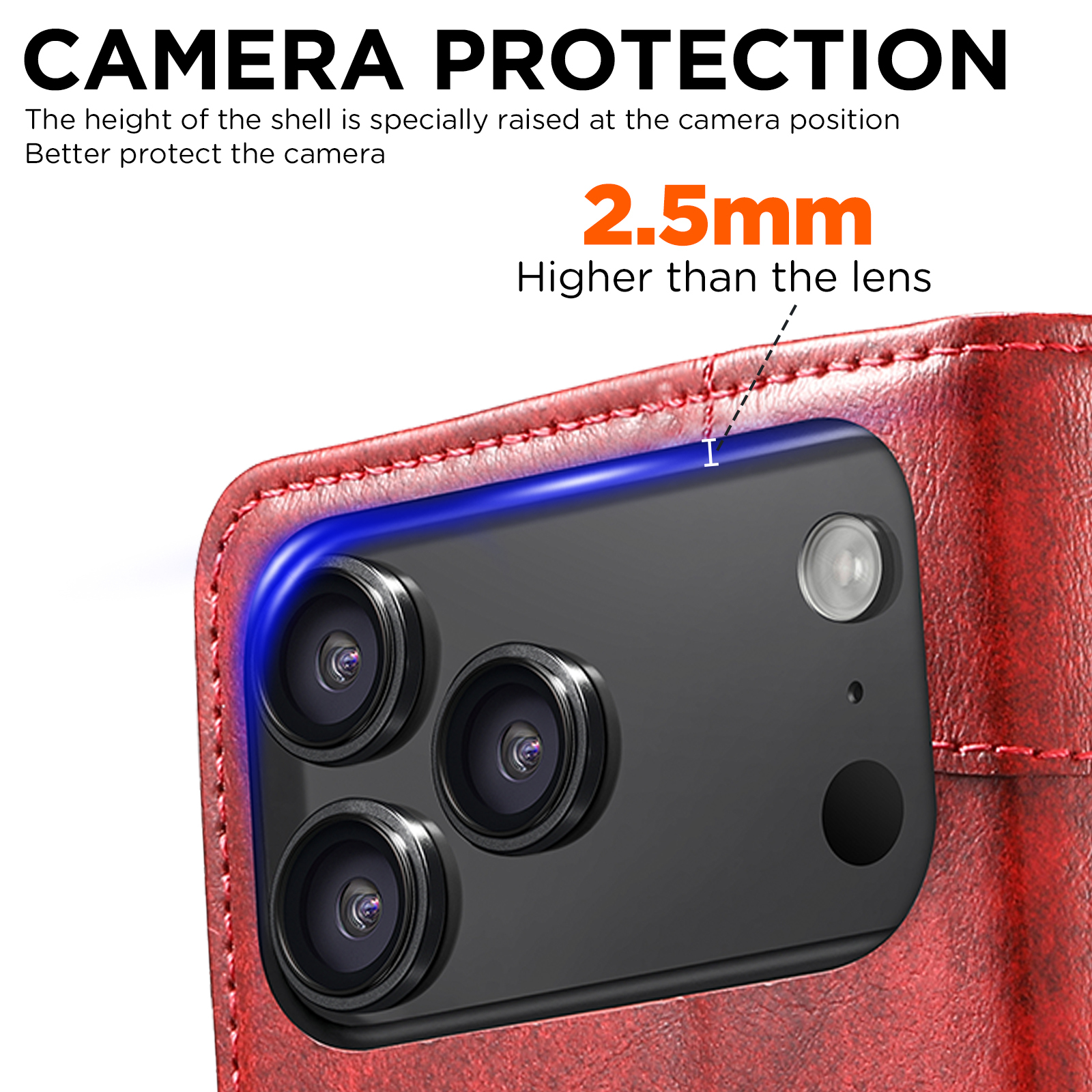 SUTENI BLK Phone Case Faux Leather Card Holder Stand Wallet Magnet Flip Cover For iPhone 17 Pro Max 16 Plus 15 14 13 12