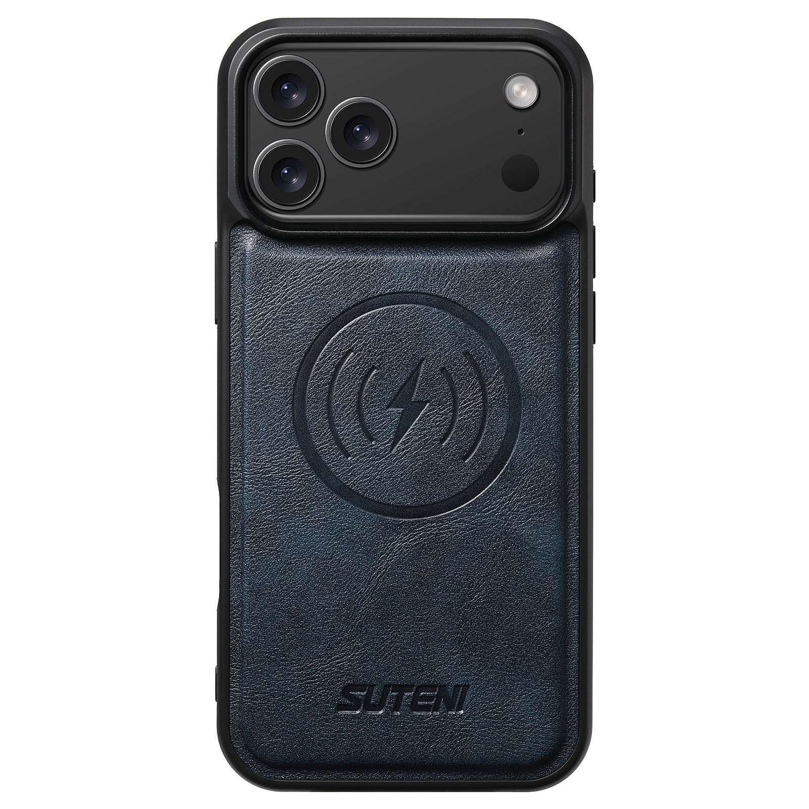 SUTENI G5 Frosted Feel Faux Leather Magnet Wireless Charging Phone Case For iPhone 17 Pro Max 16 Plus 15 14 13 12