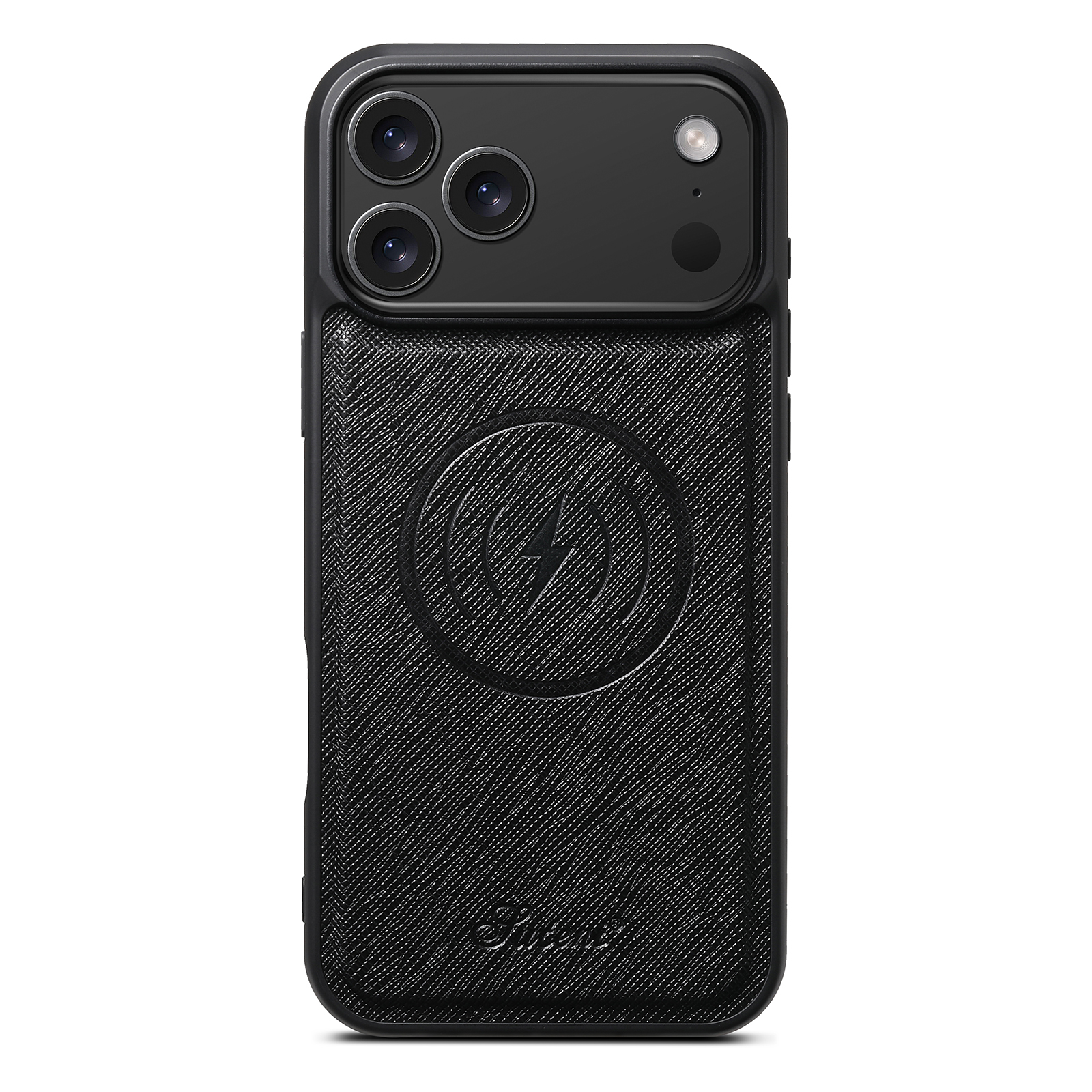 SUTENI H18SZ-DK Wireless Charging Phone Case Luxury Faux Leather Magnet For iPhone 17 Pro Max 16 Plus 15 14 13 12