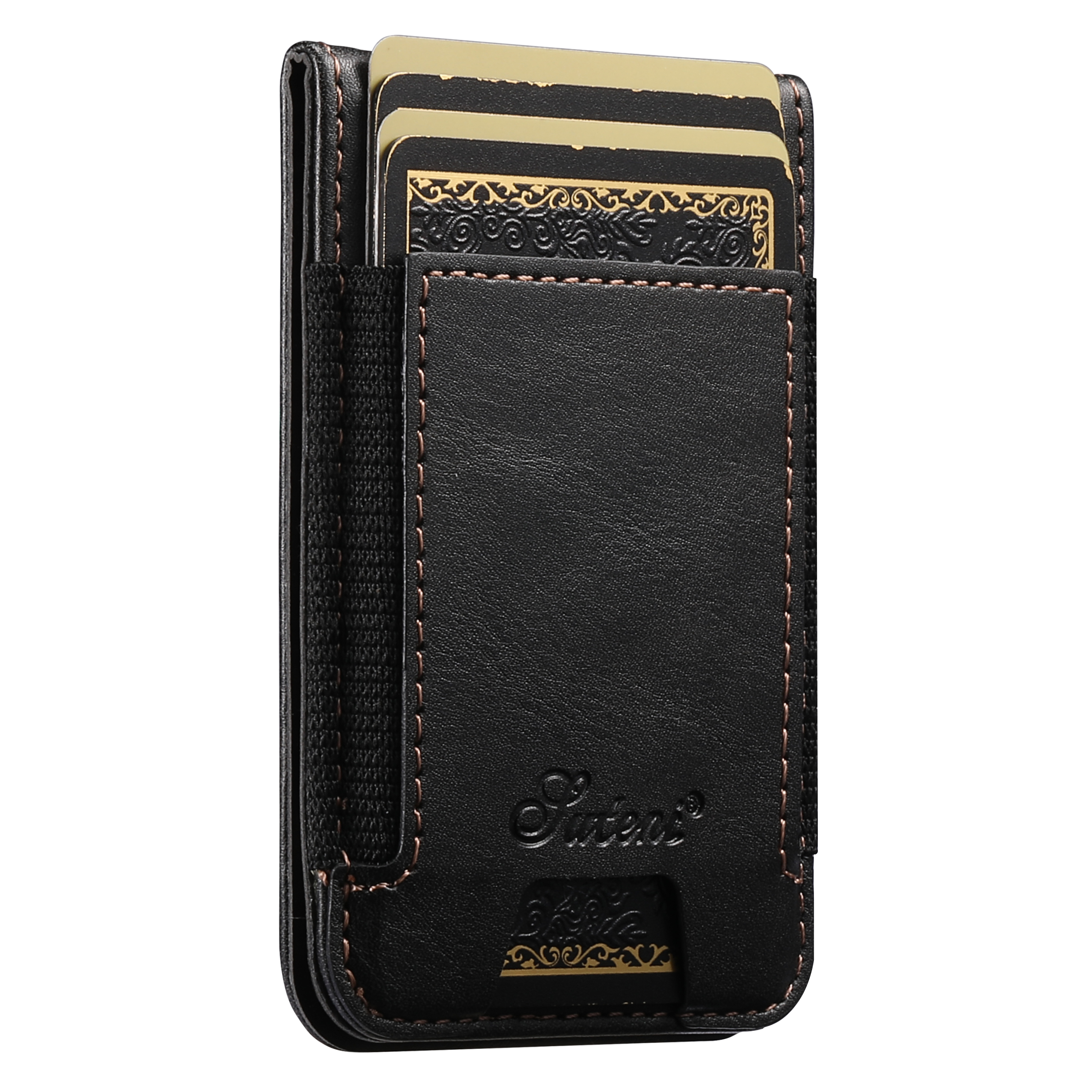 SUTENI H17YL Faux Leather Phone Case Wireless Charging Magnet Card Holder Stand For Google Pixel 10ProXL 9 8A 7 6