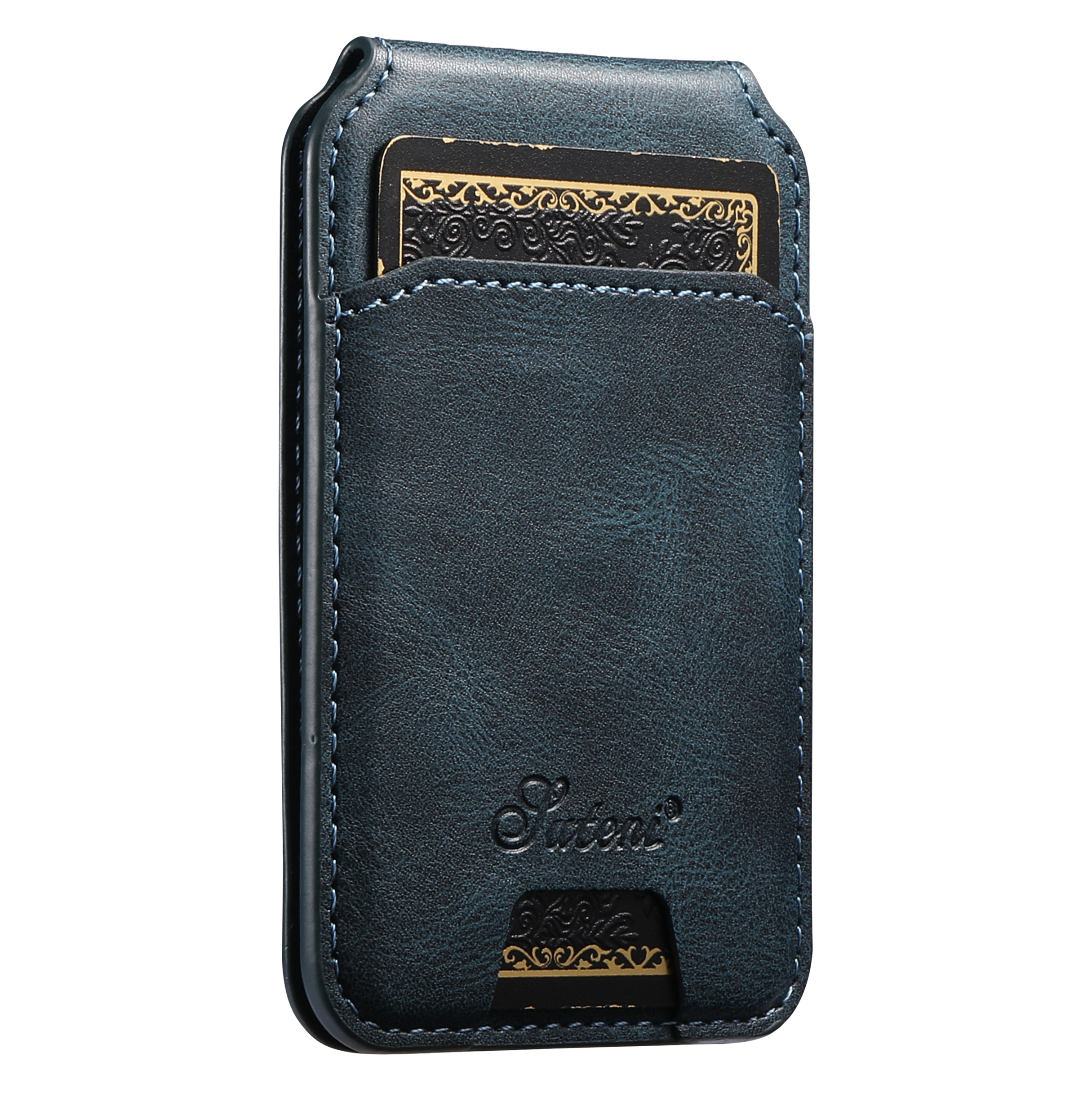 SUTENI H15 Wireless Charging Faux Leather Magnet Card Holder Stand Picture frame Phone Case For Google Pixel 10ProXL 9 8A 7 6