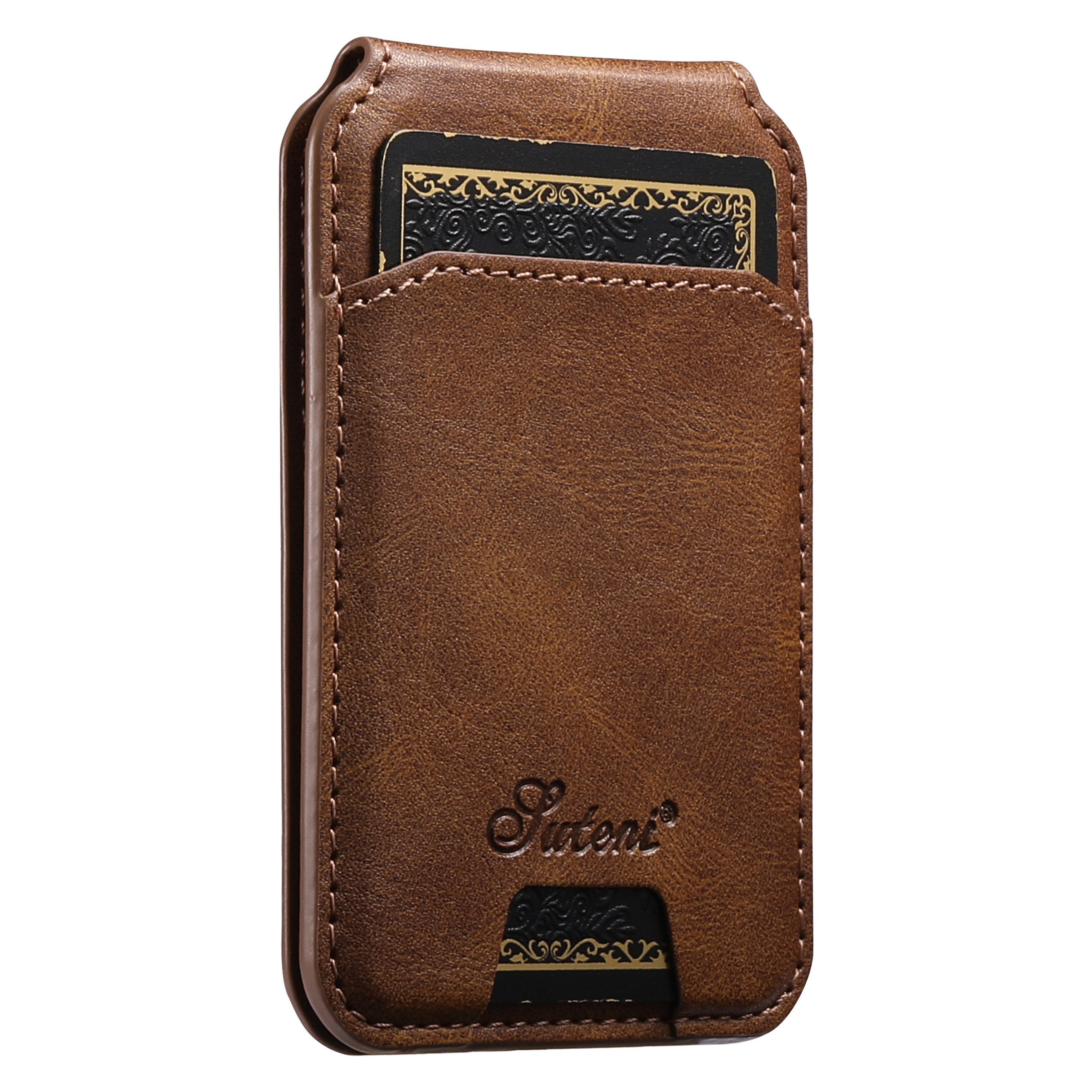 SUTENI H15 Wireless Charging Faux Leather Magnet Card Holder Stand Picture frame Phone Case For Google Pixel 10ProXL 9 8A 7 6