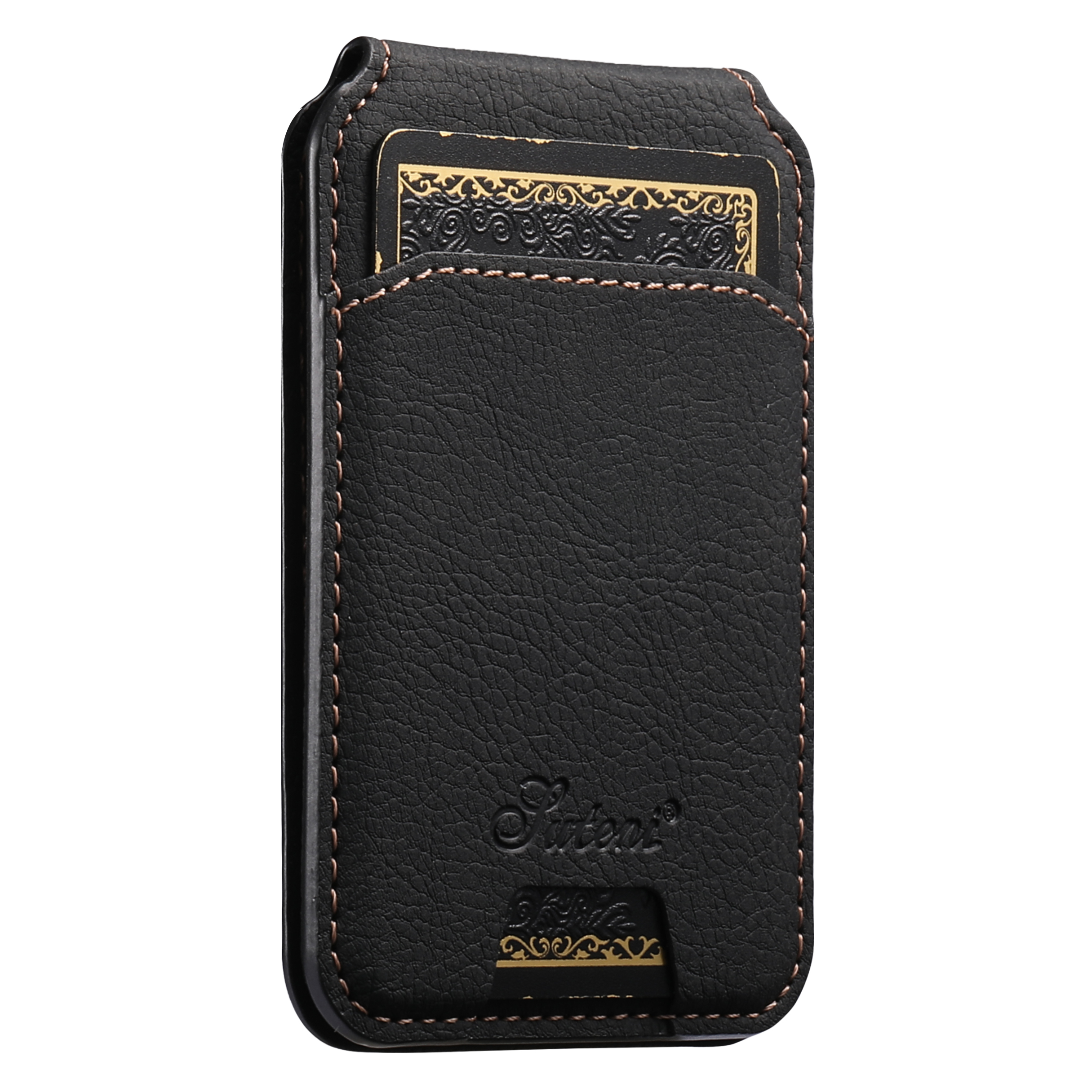 SUTENI H16 Wireless Charging Phone Case Magnet Card Holder Stand Faux Leather For Google Pixel 10ProXL 9 8A 7 6