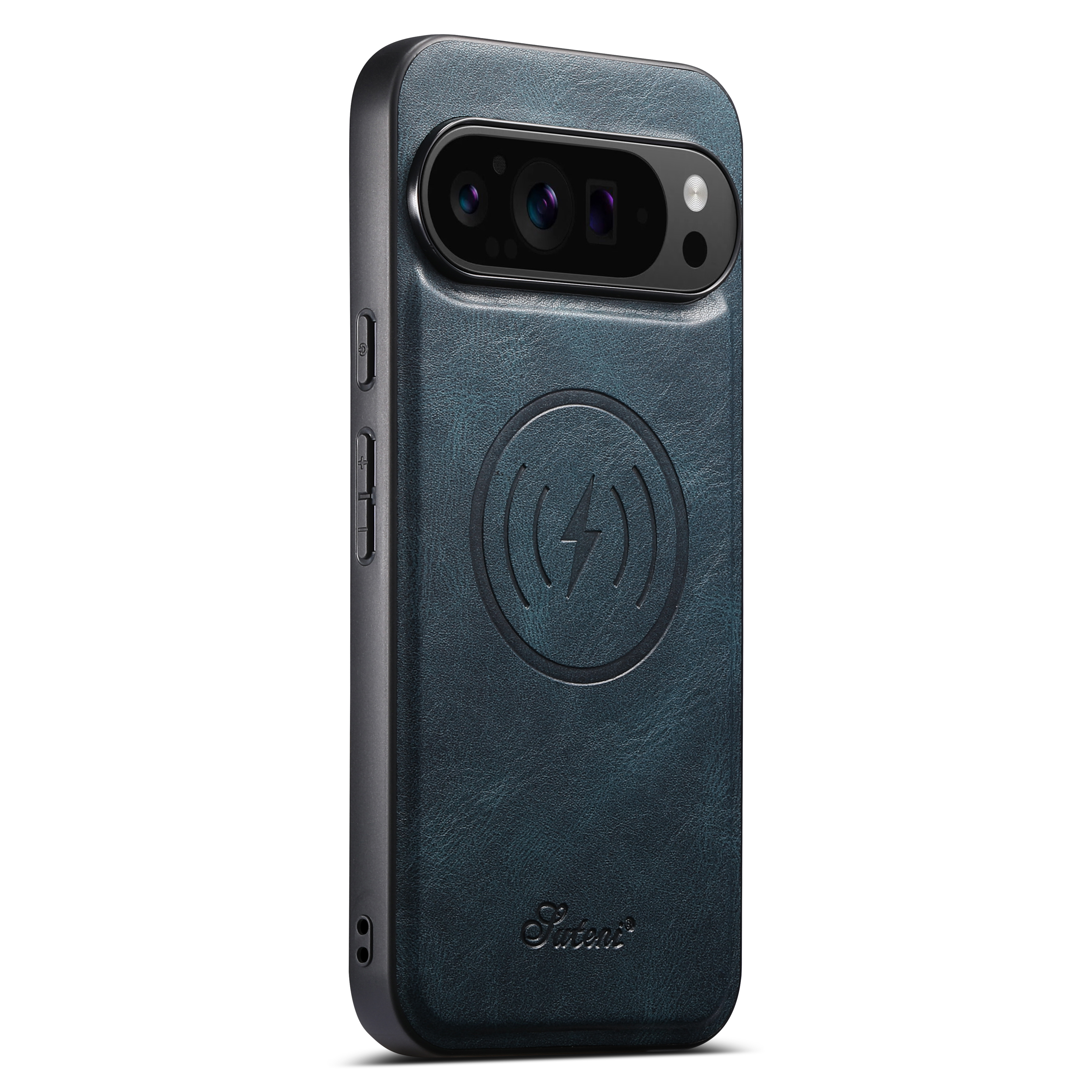 SUTENI H15DK Luxury Faux Leather Oil Wax Phone Case Magnet Wireless Charging For Google Pixel 10ProXL 9 8A 7 6