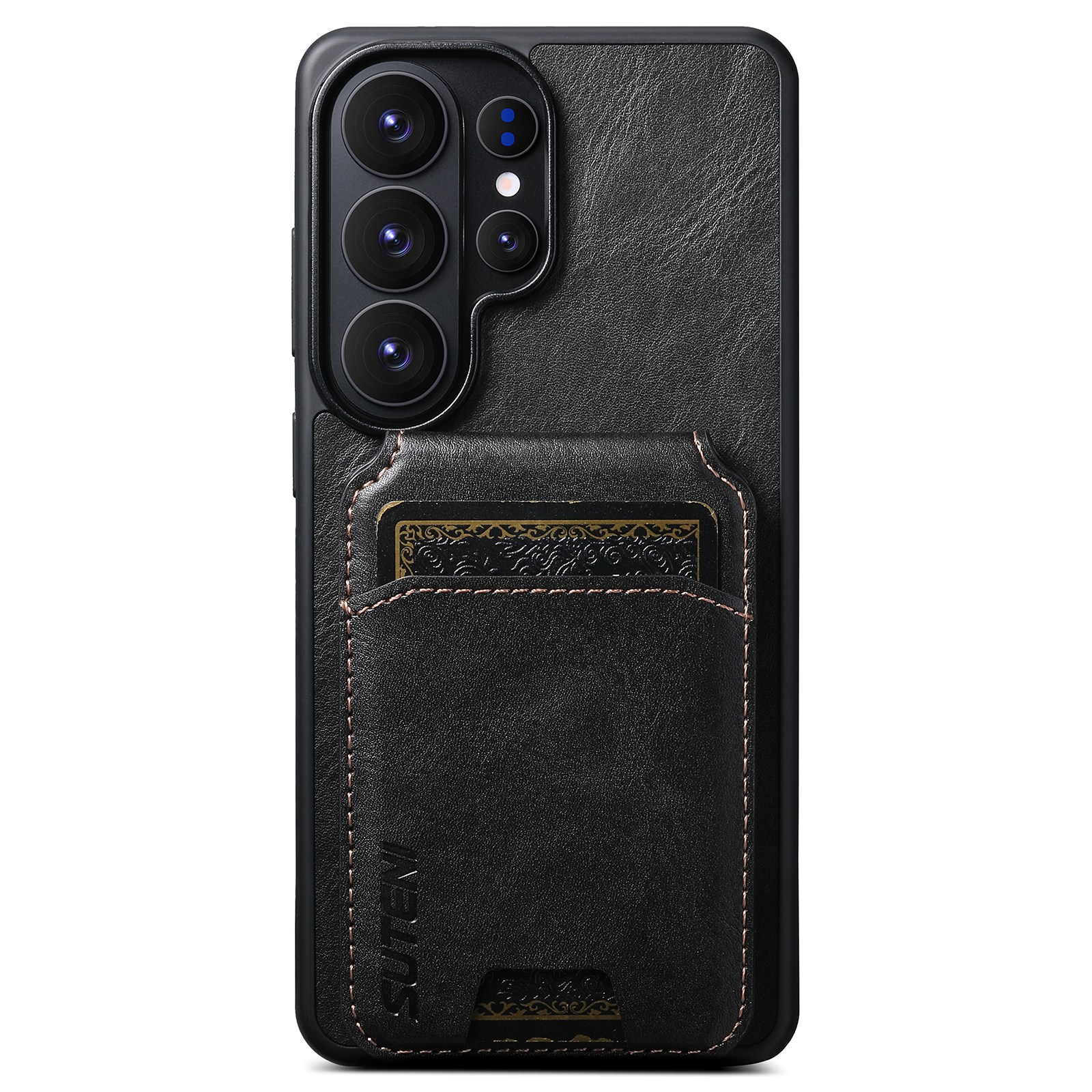 SUTENI H02YL Luxury Faux Leather Phone Case Card Holder Stand For Samsung Galaxy S26 Ultra S25 Plus S24 S23 S22 Note20