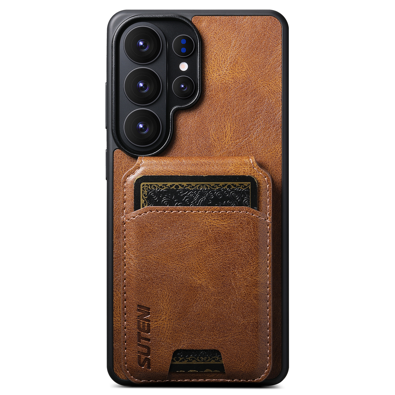 SUTENI H02YL Luxury Faux Leather Phone Case Card Holder Stand For Samsung Galaxy S26 Ultra S25 Plus S24 S23 S22 Note20