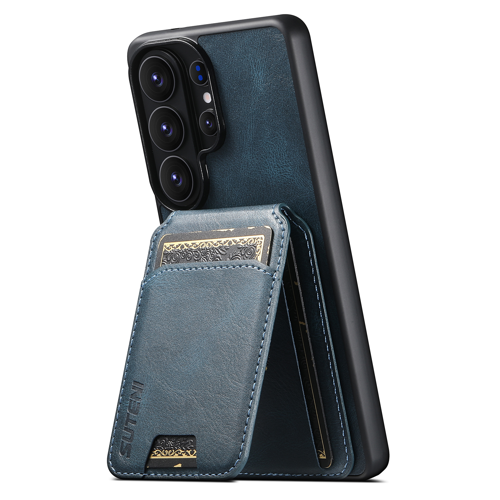 SUTENI H02YL Luxury Faux Leather Phone Case Card Holder Stand For Samsung Galaxy S26 Ultra S25 Plus S24 S23 S22 Note20