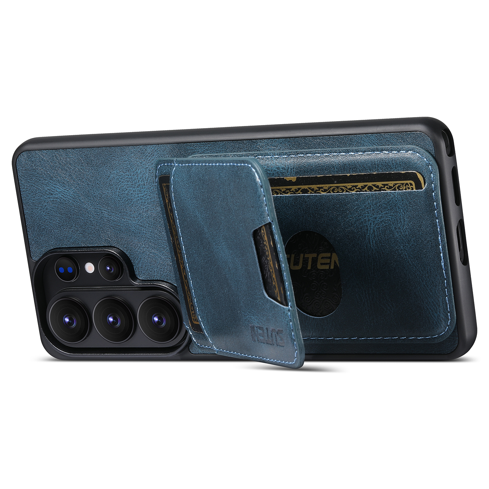 SUTENI H02YL Luxury Faux Leather Phone Case Card Holder Stand For Samsung Galaxy S26 Ultra S25 Plus S24 S23 S22 Note20