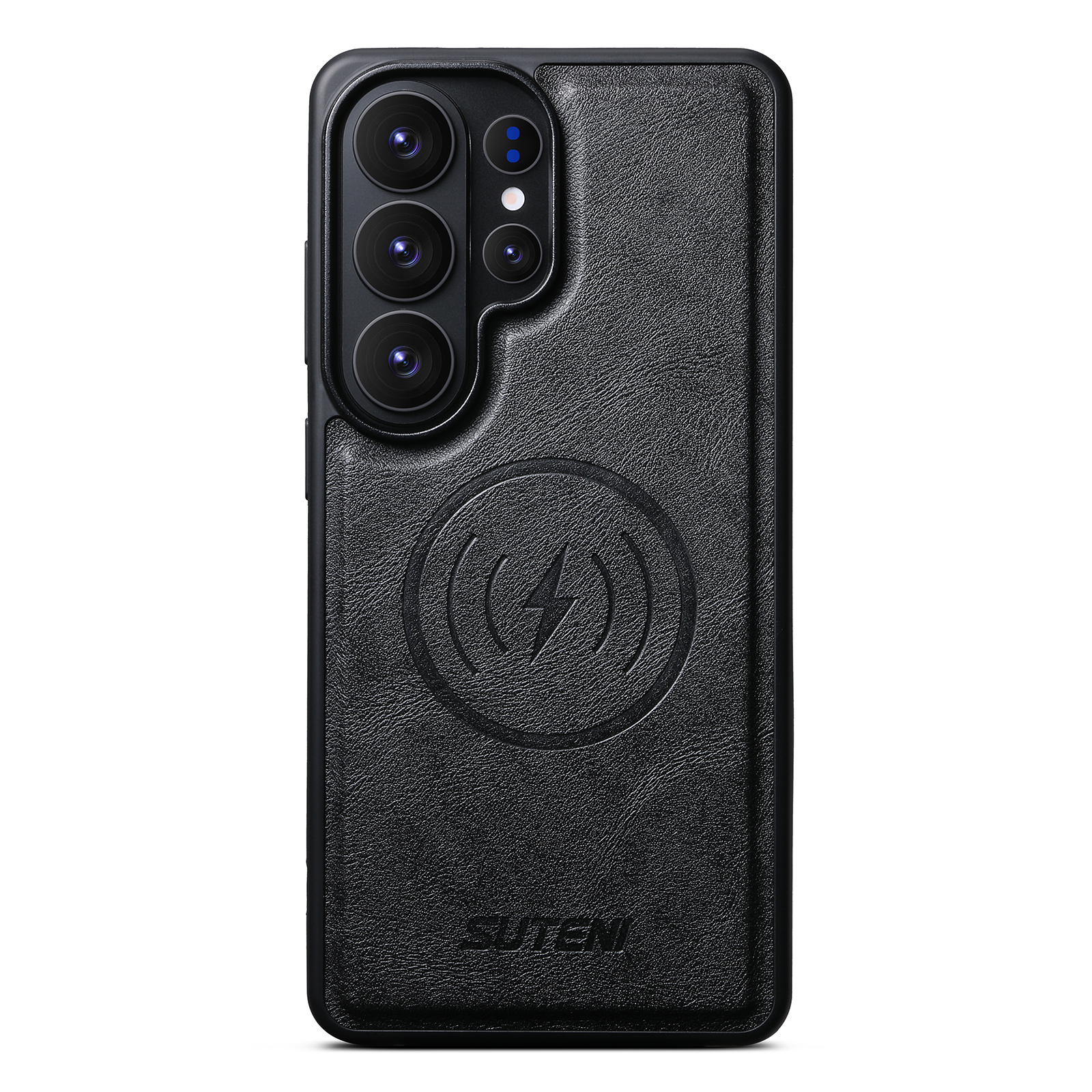 SUTENI G5 Frosted Feel Faux Leather Magnet Wireless Charging Phone Case  For Samsung Galaxy S26 Ultra S25 S24 S23 S22