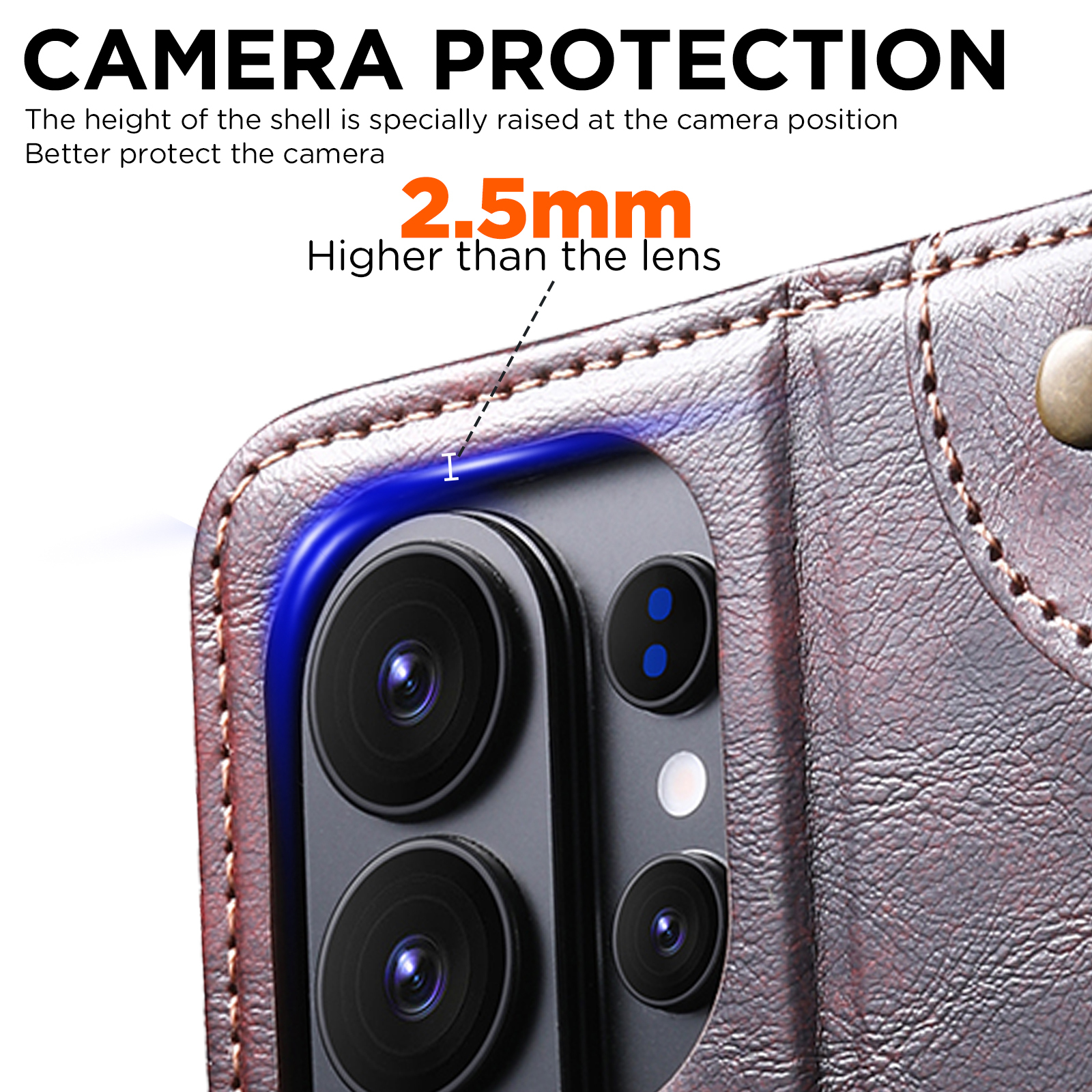 SUTENI BLK Phone Case Faux Leather Card Holder Stand Wallet Magnet Flip Cover For Samsung Galaxy S26 Ultra S25 Plus S24 S23 S22 Note20