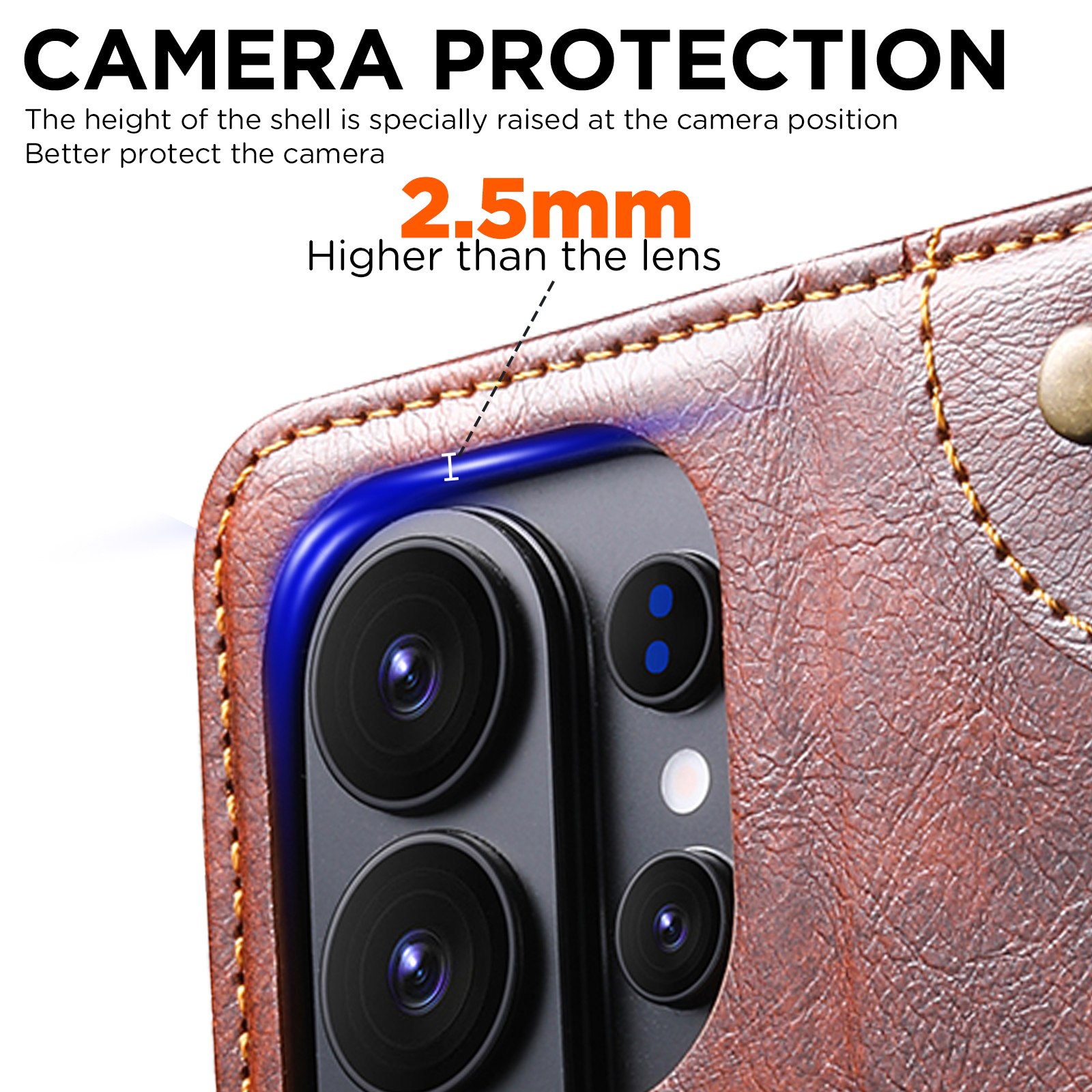 SUTENI BLK Phone Case Faux Leather Card Holder Stand Wallet Magnet Flip Cover For Samsung Galaxy S26 Ultra S25 Plus S24 S23 S22 Note20