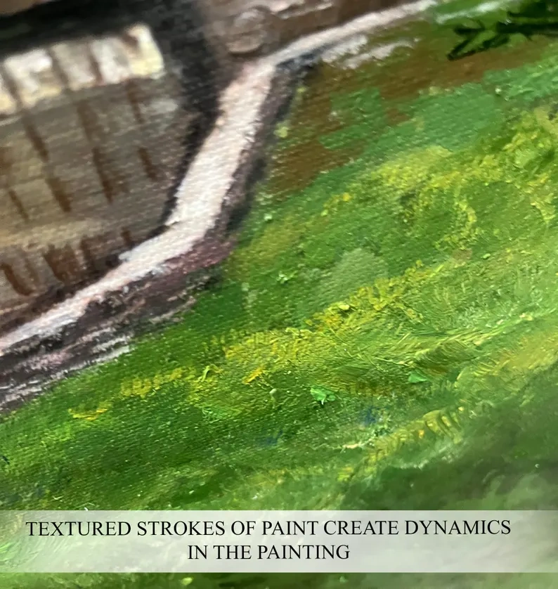 Custom House Oil Painting from Photo – Realistic Style