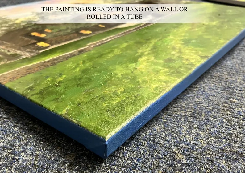 Custom House Oil Painting from Photo – Realistic Style