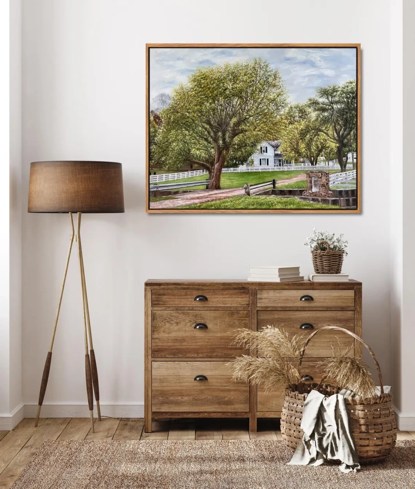 Custom Realistic Landscape Oil Painting from Your Photo | Hand-Painted Home & Nature Scene