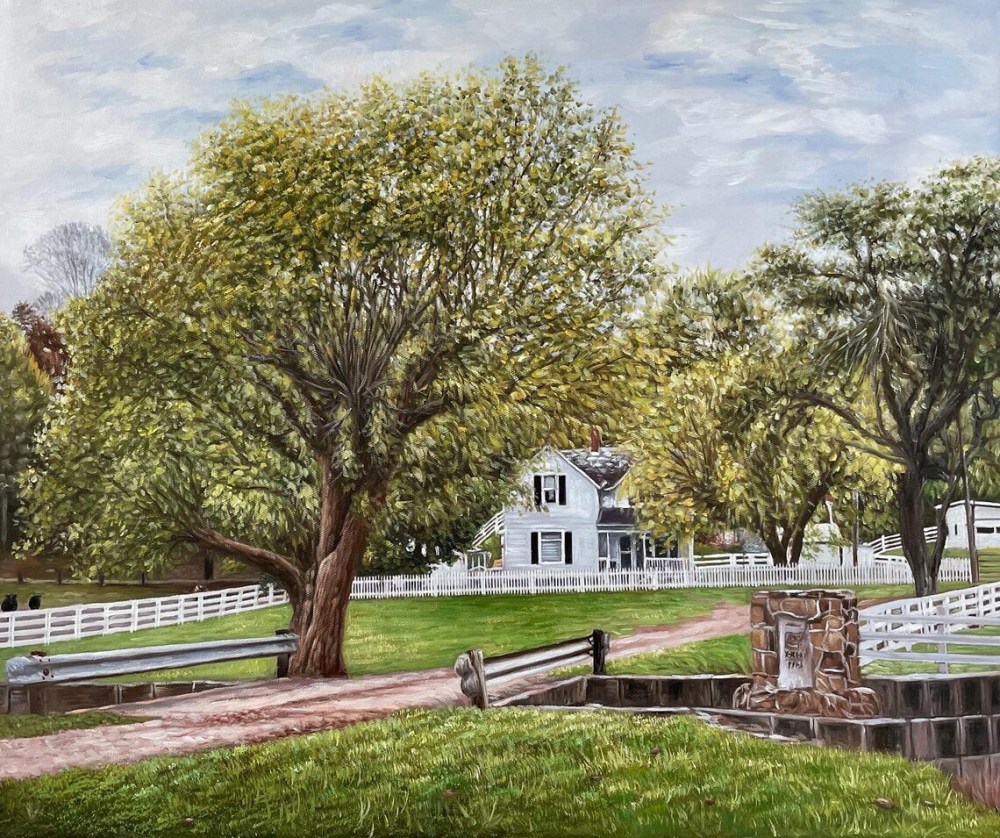 Custom Realistic Landscape Oil Painting from Your Photo | Hand-Painted Home & Nature Scene