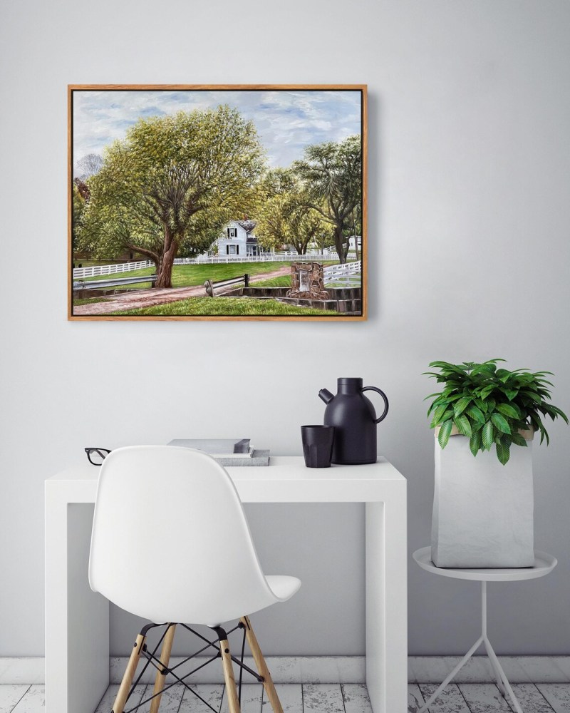 Custom Realistic Landscape Oil Painting from Your Photo | Hand-Painted Home & Nature Scene