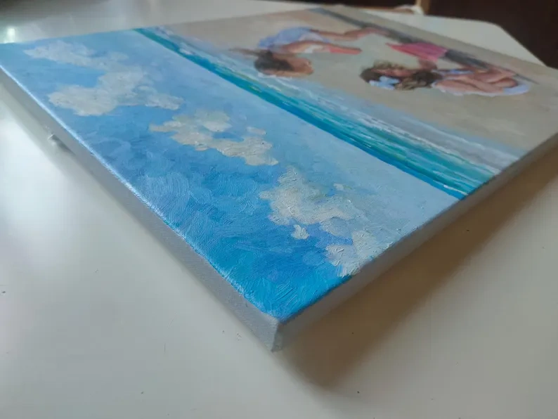 Custom Child Oil Portrait from Your Photo | Hand-Painted Kids Portrait