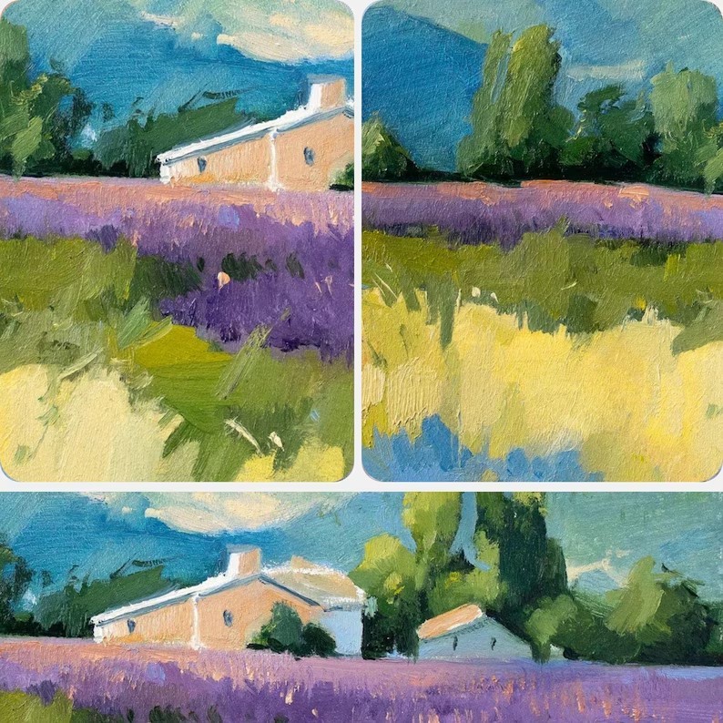 Custom Impressionist Landscape Oil Painting from Your Photo