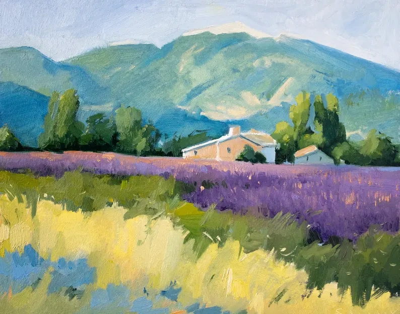 Custom Impressionist Landscape Oil Painting from Your Photo