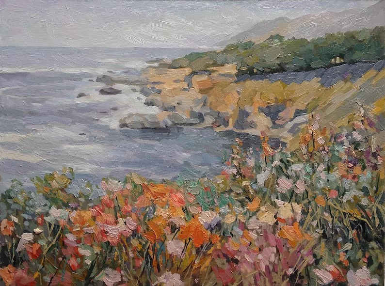 Custom Impressionist Landscape Oil Painting from Your Photo
