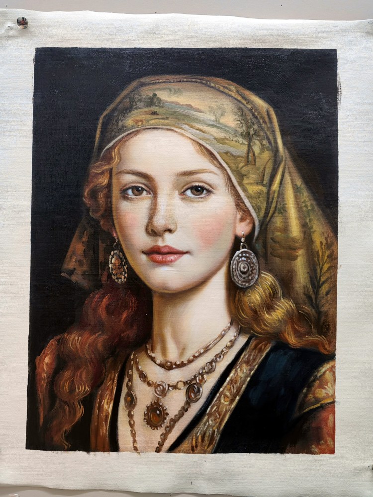 Custom Oil Painting from AI Image | Hand-Painted Artwork from AI Art