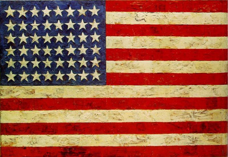 Flag  1954-55 by Jasper Johns Oil Painting reproduction