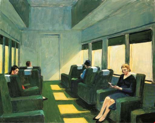 Chair Car 1965 by Edward Hopper Oil Painting reproduction