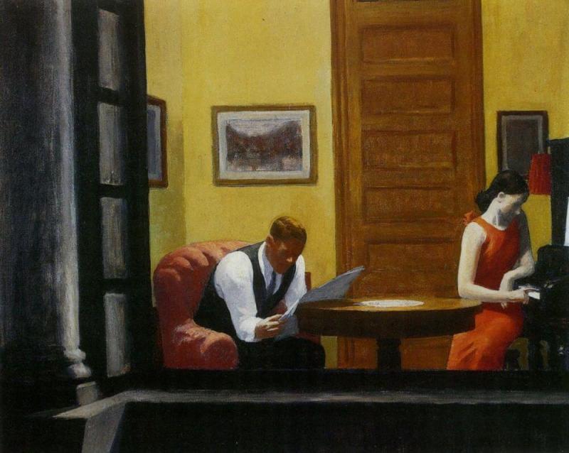 Room in New York, 1932 by Edward Hopper Oil Painting reproduction