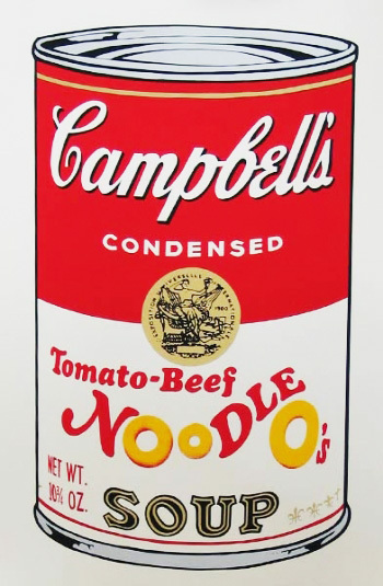Campbells Tomato Beef  by Andy Warhol Oil Painting reproduction