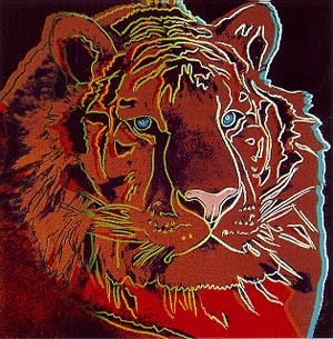 Siberian Tiger  by Andy Warhol Oil Painting reproduction