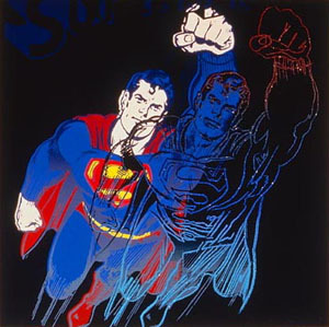 Superman Black II by Andy Warhol Oil Painting reproduction