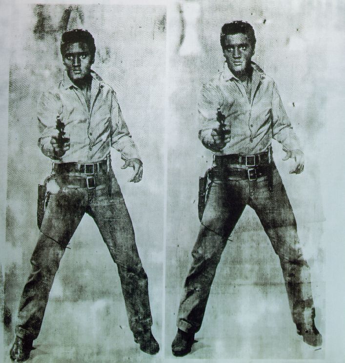 Double Elvis  1963 by Andy Warhol Oil Painting reproduction