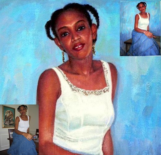 Custom Portraits Oil Painting  from Photos | Photo to Oil Painting | Hand Painted Oil on Canvas