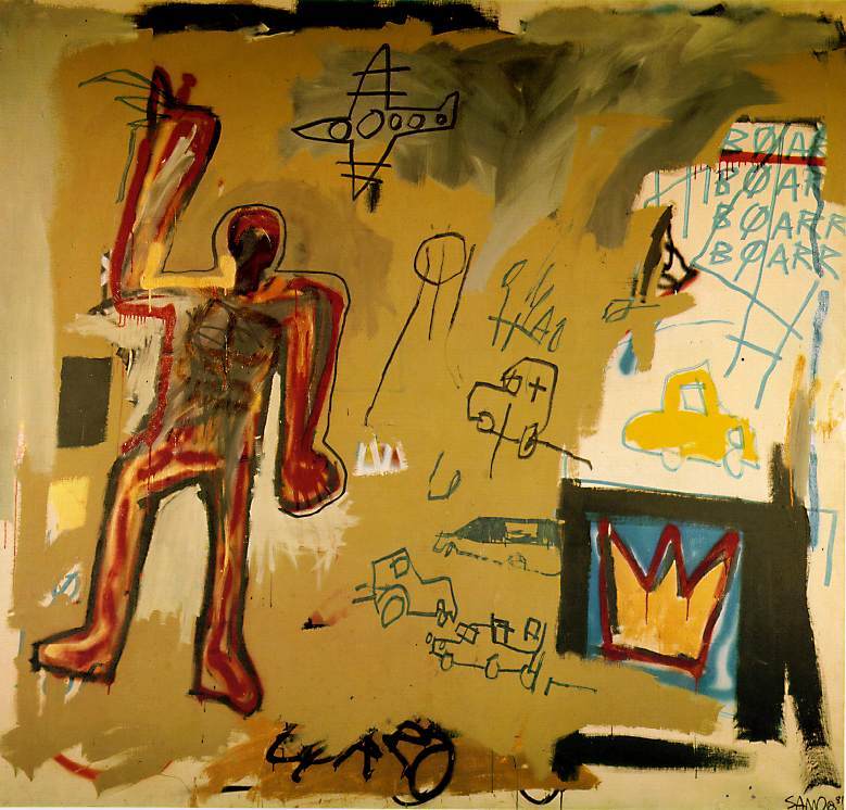 Untitled (Red Man) 1981 by Basquiat, Jean-Michel Oil Painting reproduction