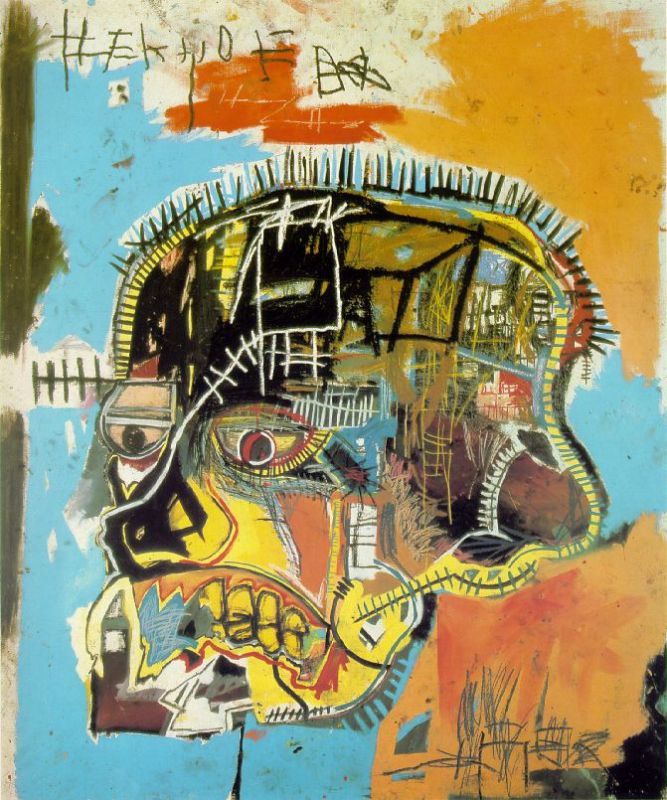 Untitled (Skull) 1981 by Basquiat, Jean-Michel Oil Painting reproduction