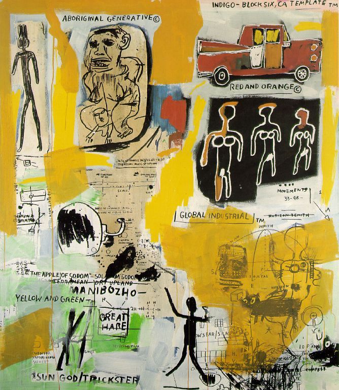 Untitled  1984 by Basquiat, Jean-Michel Oil Painting reproduction