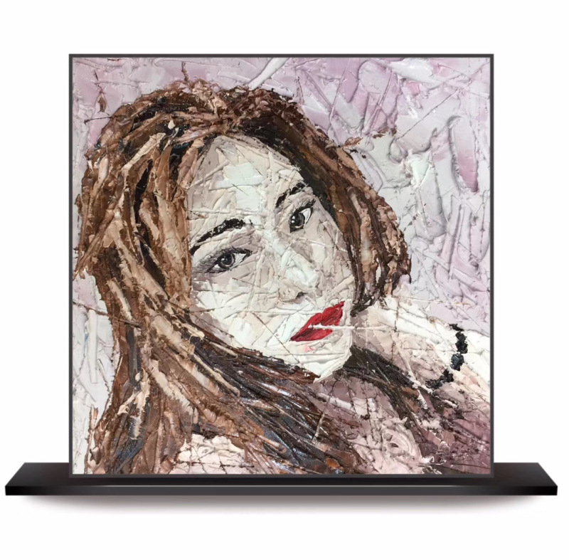 Custom Pop Art Style Portrait Oil Paintings from Photos