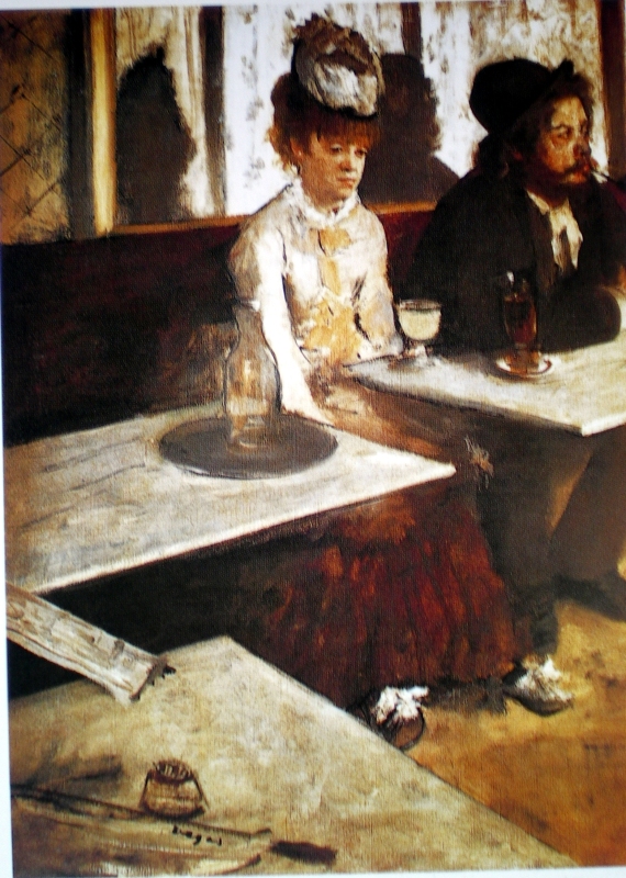 Au Cafe(In a Cafe),1875-1876 by Edouard Manet Oil Painting reproduction