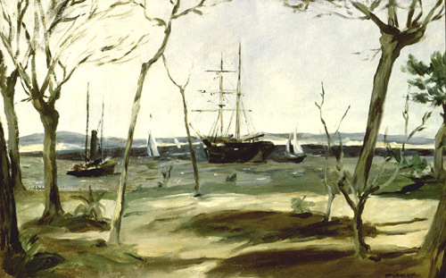The Bassin d'Arcachon by Edouard Manet Oil Painting reproduction