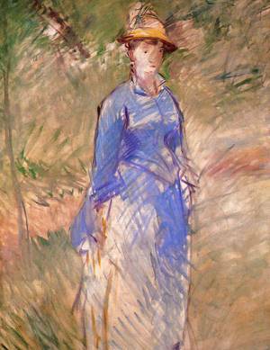 Young Woman in the Garden 1882 by Edouard Manet Oil Painting reproduction