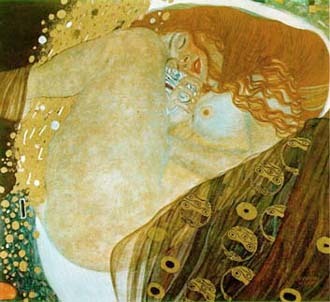 Danae (1907) by Gustave Klimt Oil Painting reproduction