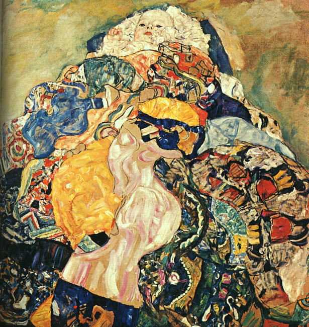 Baby, 1917-18 by Gustave Klimt Oil Painting reproduction
