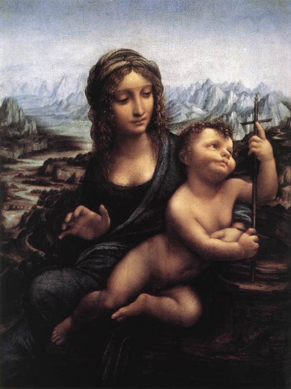 Madonna with the Yarnwinder  after 1510 by Leonardo Da Vinci Oil Painting reproduction