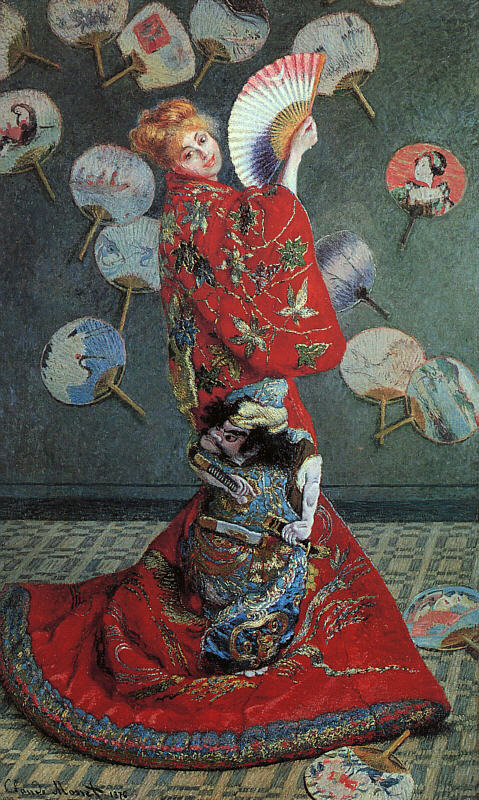 La Japonaise (Camille Monet in Japanese Costume), 1876 by Monet,Claud Oil Painting reproduction