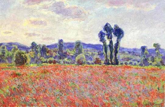 The Fields of Poppies. c.1887 
by Monet,Claud Oil Painting reproduction