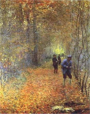The Hunt. 1876  by Monet,Claud Oil Painting reproduction