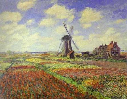 Tulip Fields in Holland. 1886 by Monet,Claud Oil Painting reproduction